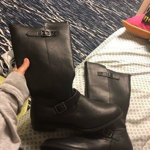 Black riding boots